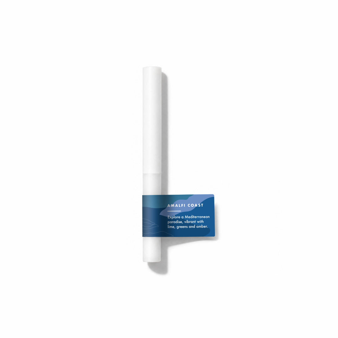 Amalfi Coast Fragrance Sample Stick - Explore a Mediterranean paradise, vibrant with lime, greens and amber.