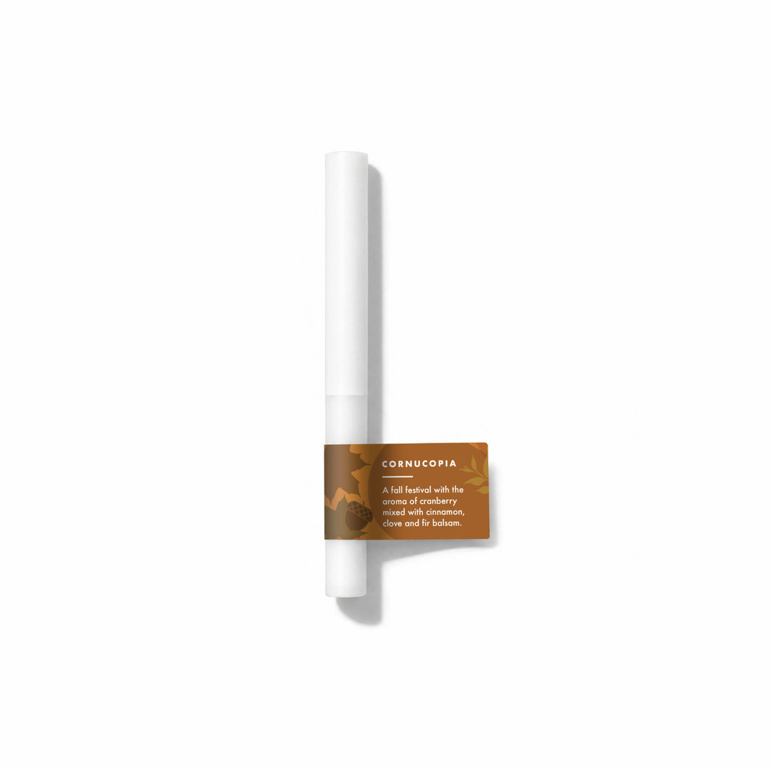 Cornucopia Fragrance Sample Stick - A fall festival with the aroma of cranberry mixed with cinnamon, clove and fir balsam.