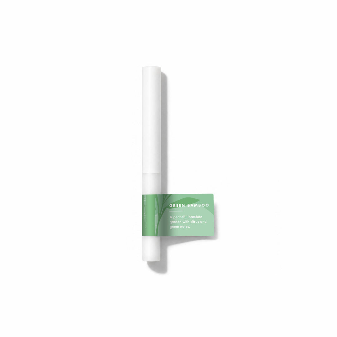 Green Bamboo Fragrance Sample Stick - A peaceful bamboo garden with citrus and green notes.