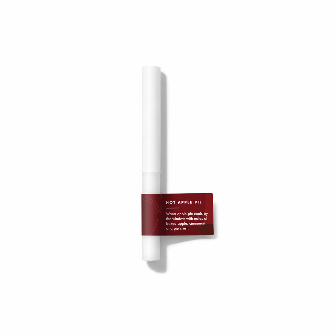 Hot Apple Pie Fragrance Sample Stick - Warm apple pie cools by the window with notes of baked apple, cinnamon and pie crust.