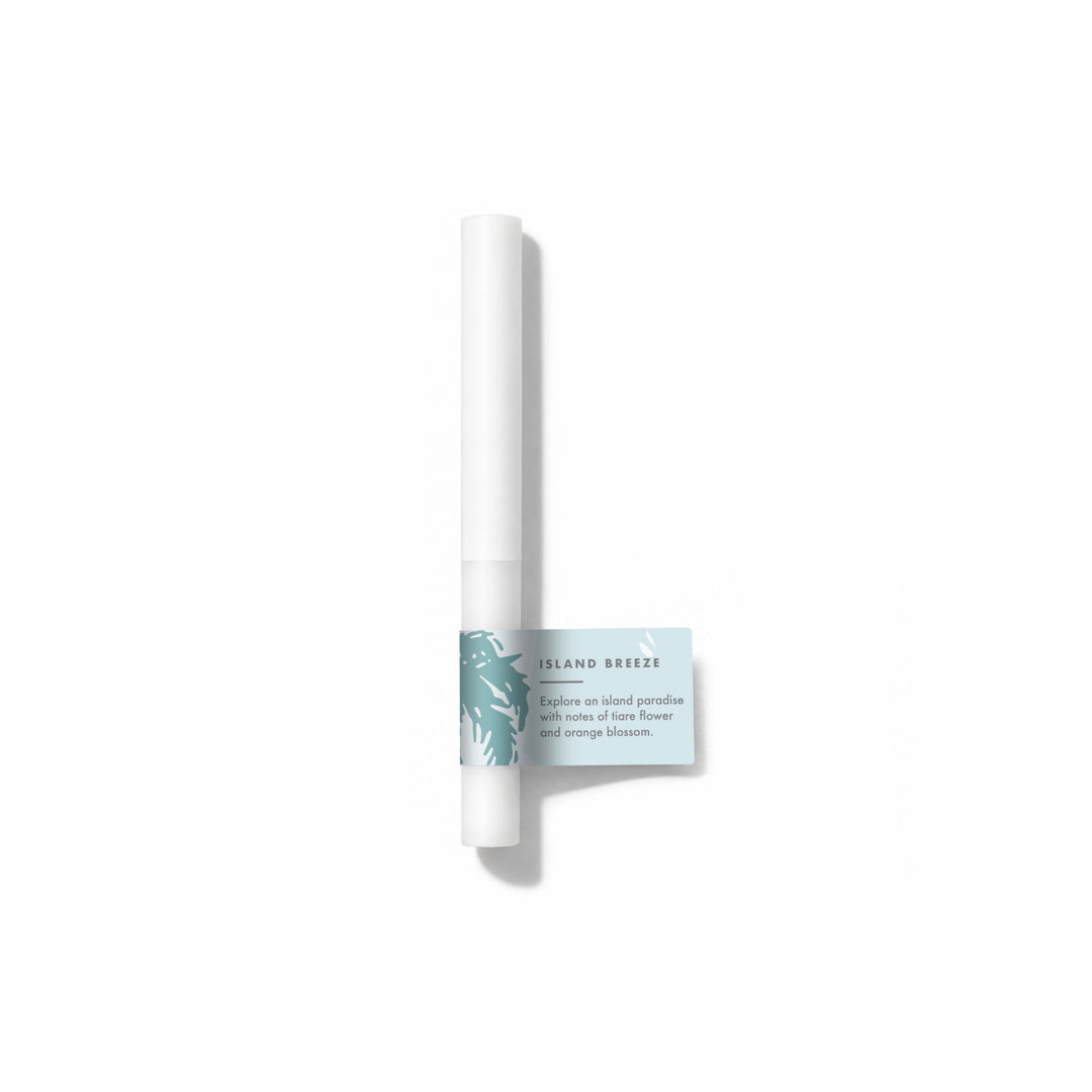 Island Breeze Fragrance Sample Stick - Explore an island paradise with notes of tiare flower and orange blossom.