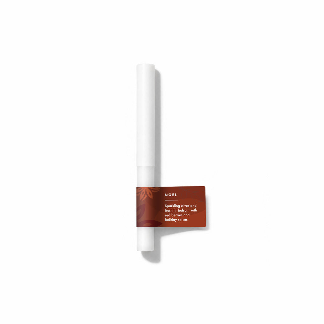 Noel Fragrance Sample Stick - Sparkling citrus and fresh fir balsam with red berries and holiday spices.