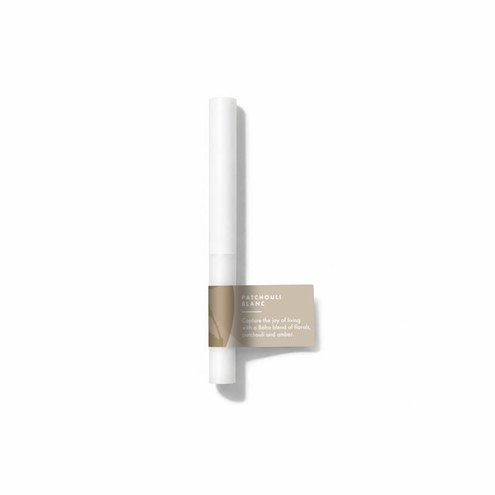 Patchouli Blanc Fragrance Sample Stick - Capture the joy of living with a Boho blend of florals, patchouli and amber.