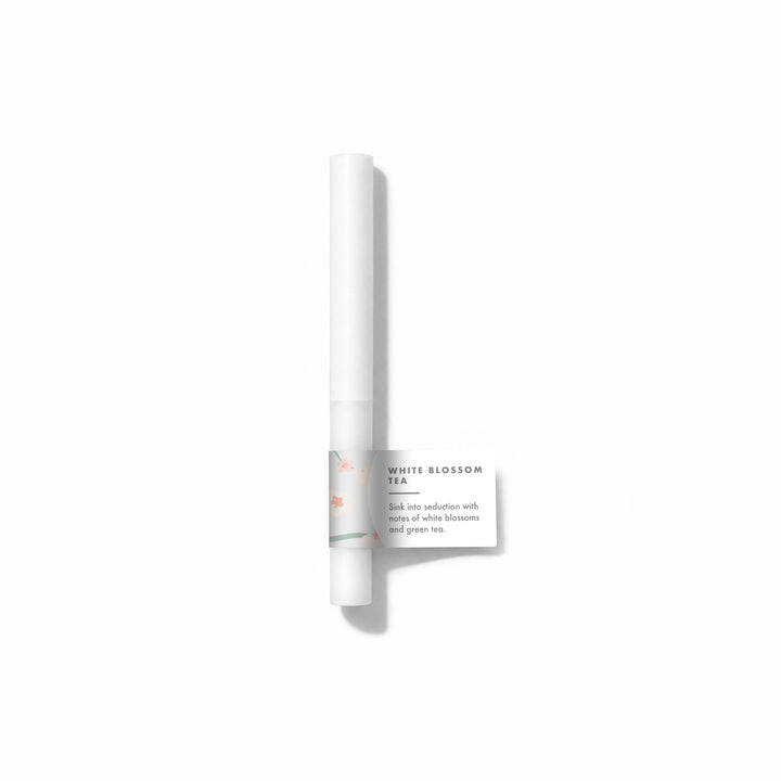 White Blossom Tea sample - Sing into seduction with notes of white blossoms and green tea